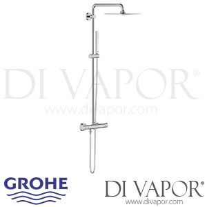 Grohe Euphoria System 230 Shower System with Thermostat - 2014 to 2015 - Spare Parts 26187000 GEN1